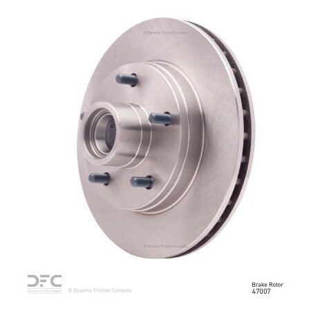 Dynamic Friction Co Disc Brake Rotor - 600-47007 600-47007